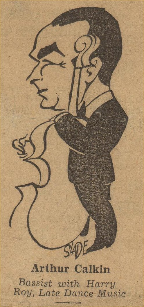 Caricature of Arthur Calkin