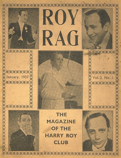 Roy Rag January 1937 Front Cover