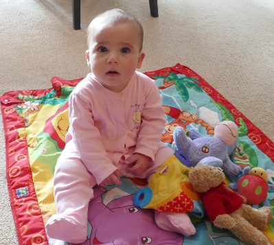 Luna Rae Galer at 8 months