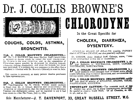 Chlorodyne Advert