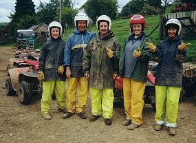 Arrival at the Quad Bike Centre