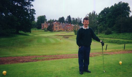 Mark on 18th tee The Rolls