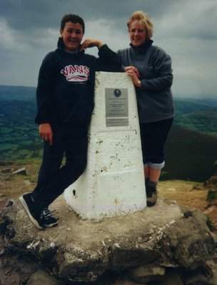 Viv and Asa on Sugarloaf