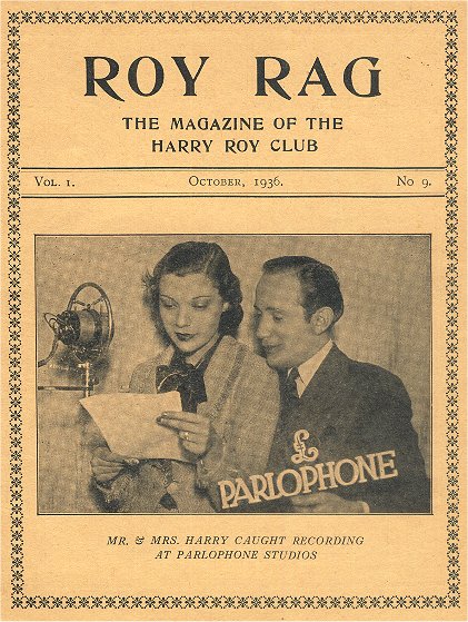 Roy Rag January 1937 Front Cover